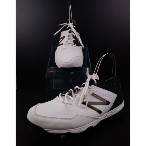 New Balance Minimus Metal Baseball Cleats MBBWK Men\'s Size 14 REV Lite White main image 7